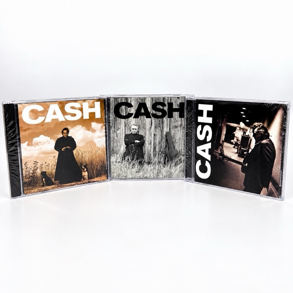 Johnny Cash American Recordings I II III CD Lot Unchained Solitary Man NEW Seal
